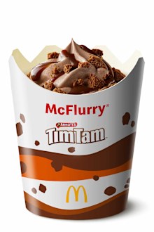 The new McDonald's 2023 Tim Tam McFlurry