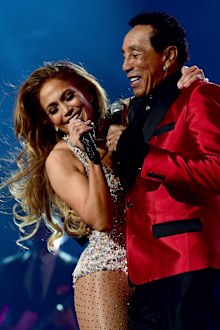 Jennifer Lopez and Smokey Robinson