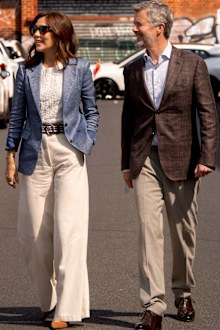 King Frederik and Queen Mary of Denmark in Melbourne on Wednesday March 18, 2026, during their state visit to Australia.