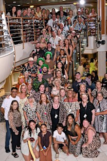 Shane gathered more than 70 people for her birthday holiday.