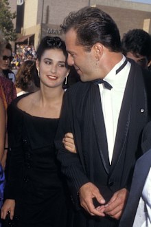 Demi Moore, Bruce Willis, relationship timeline, Emmys