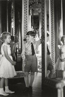 Antony Armstrong-Jones photo of Prince Charles and Princess Anne, 1956.