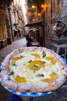 The historic center of Naples has over 3,000 years of history -- much of it pizza-dominated.
