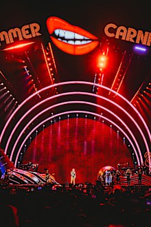PINK in concert at Allianz Stadium. February 9th 2024. 