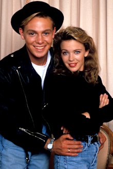 Jason Donovan and Kylie Minogue on Neighbours