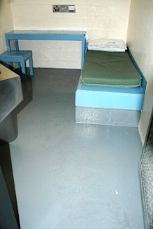 Prison cells are far from luxury. 