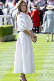 ASCOT, ENGLAND - JUNE 17: Harriet Sperling attends day one of Royal Ascot at Ascot Racecourse on June 17, 2025 in Ascot, England.  (Photo by Mark Cuthbert/UK Press via Getty Images)
