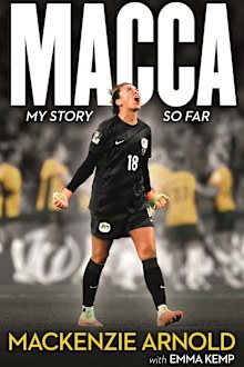 Mackenzie Arnold memoir Macca: My Story So Far cover.