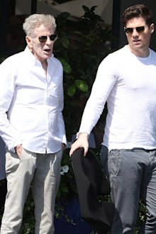 Calvin Klein and Kevin Baker in West Hollywood on September 12, 2024.