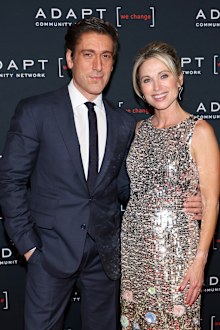 David Muir and Amy Robach attend the 2022 ADAPT Leadership Awards at Cipriani 42nd Street on March 10, 2022 in New York City. 