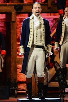 Lin-Manuel Miranda, perform, Hamilton, Broadway
