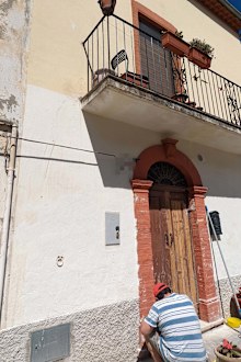 The couple have done a lot of the work on the house themselves.