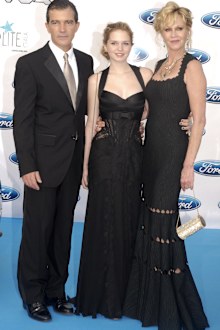 Antonio Banderas, Melanie Griffith and their daughter Stella attend the Starlite Charity Gala 2012 at Villa Padierna Hotel in Marbella, Spain.