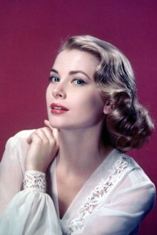 American actress Grace Kelly (1929 - 1982) in a lace-trimmed top, circa 1955. (Photo by Silver Screen Collection/Hulton Archive/Getty Images)