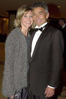Olivia Newton-John and former boyfriend Patrick McDermott.