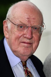 Actor Frank Williams poses with other members of Dad's Army to celebrate the 40th anniversary of the first episode aired in July 1968 at the Imperial War Museum on July 9, 2008 in London, England.