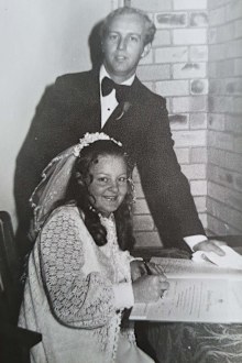Gaye & Mervyns Wedding 1972.