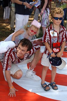 Luke Perry, Sophie Perry and Jack Perry