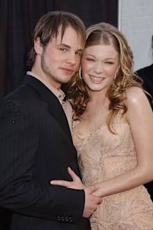 LeAnn Rimes and husband Dean Sheremet during The 30th Annual American Music Awards - Arrivals by Gregg DeGuire at Shrine Auditorium in Los Angeles, California, United States. 