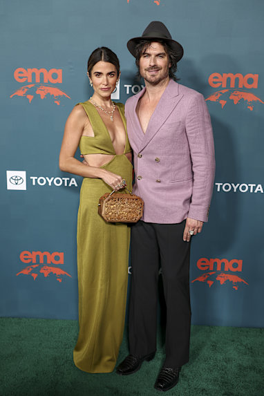 Nikki Reed and Ian Somerhalder