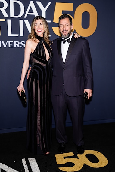 Jackie Sandler and Adam Sandler