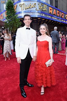 Anna Marie Tendler and John Mulaney attend the 2017 Tony Awards at Radio City Music Hall on June 11, 2017 in New York City.