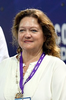 Gina rinehart afr rich list with children