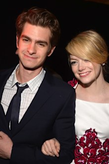 Andrew Garfield and Emma Stone attend the afterparty for the Los Angeles premiere of The Amazing Spider-man -n 2012.