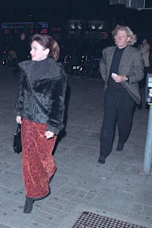 Shania Twain and Robert John 'Mutt' Lange attending a performance of Swan Lake at the Dominion Theatre in London West End in February 2000.