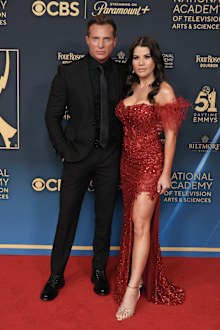 LOS ANGELES, CALIFORNIA - JUNE 07: Steve Burton (L) attends the 51st annual Daytime Emmys Awards at The Westin Bonaventure Hotel & Suites, Los Angeles on June 07, 2024 in Los Angeles, California. (Photo by Rodin Eckenroth/Getty Images)
