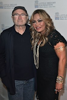 Phil Collins and Orianne Cevey