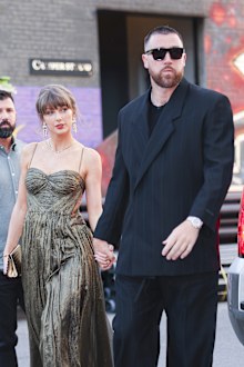 Taylor Swift and Travis Kelce are seen out in Brooklyn on May 16, 2026 in New York City.