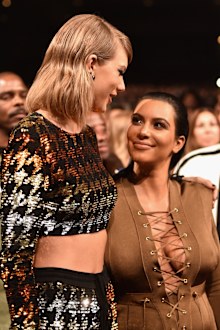 Taylor Swift and Kim Kardashian West