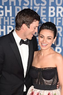 Mila Kunis with husband Ashton Kutcher