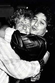 Sammy Hagar and Eddie Van Halen