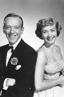 Fred Astaire and Jane Powell in a publicity shot for Royal Wedding in 1951.