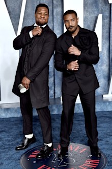 Jonathan Majors and Michael B. Jordan