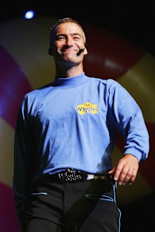 Anthony of The Wiggles performs at the Sydney Entertainment Centre on March 10, 2005 in Sydney, Australia. 