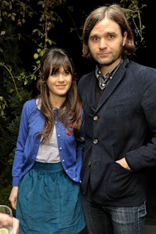 Zooey Deschanel and Ben Gibbard on December 12, 2009 in Los Angeles, California.