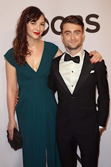 Erin Darke and Daniel Radcliffe attend American Theatre Wing's 68th Annual Tony Awards at Radio City Music Hall on June 8, 2014 in New York City.