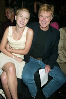 Scarlett Johansson and Robert Redford