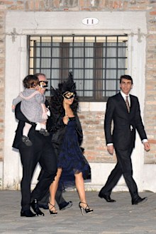 Salma Hayek, Francois-Henri Pinault and daughter Valentina Paloma Pinault in 2009.