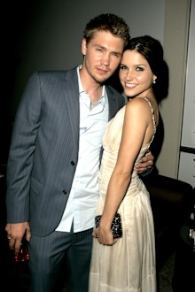 Chad Michael Murray and Sophia Bush during House of Wax Los Angeles Premiere in 2005.