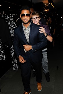 Usher and Justin Bieber