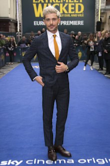 Zac Efron poses for photographers upon arrival at the 'Extremely Wicked, Shockingly Evil And Vile' premiere in London on, April 24, 2019. 