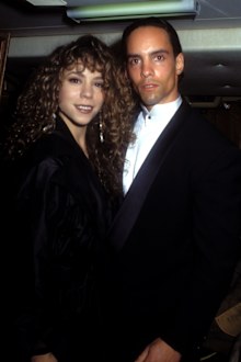 Mariah Carey, brother Morgan Carey, 1991, American Music Awards 