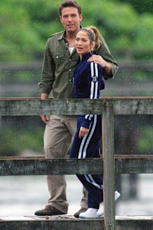 Jennifer Lopez and Ben Affleck on holiday together in Vancouver, Canada, in 2013. 