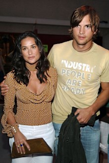 Demi Moore, Bruce Willis, relationship timeline, Ashton Kutcher