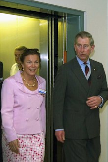 Fiona Wood and King Charles III