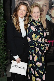 Actress arrives at the Los Angeles Premiere Of Focus Features' "Suffragette" at Samuel Goldwyn Theater on October 20, 2015 in Beverly Hills, California.
